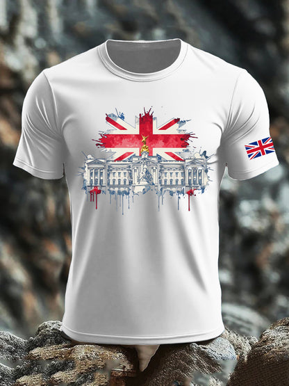 Men's UK Flag Printed T-shirt
