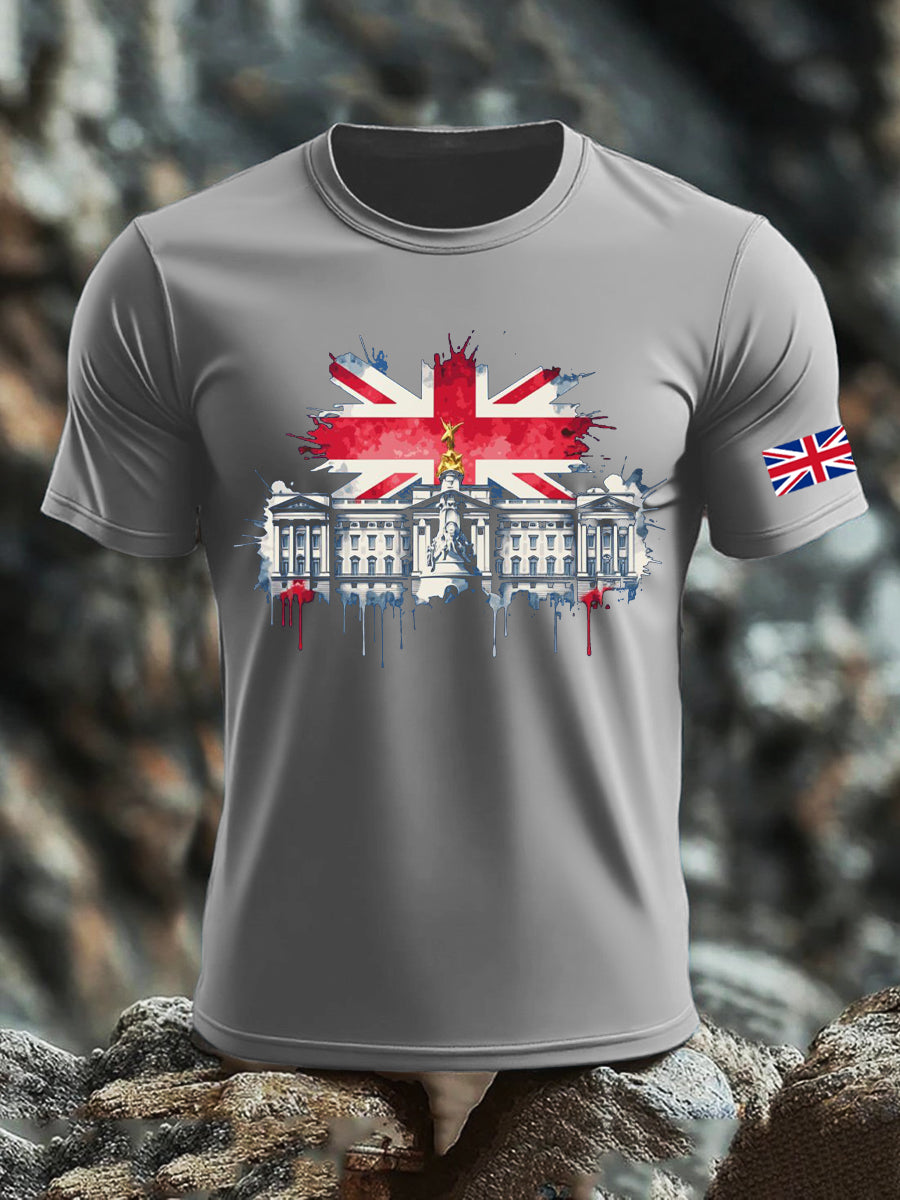 Men's UK Flag Printed T-shirt