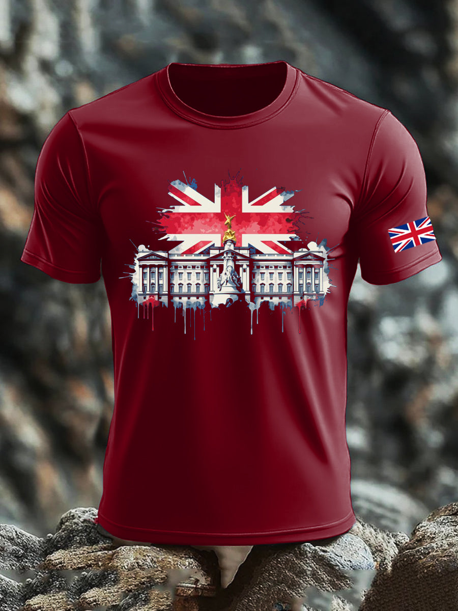 Men's UK Flag Printed T-shirt