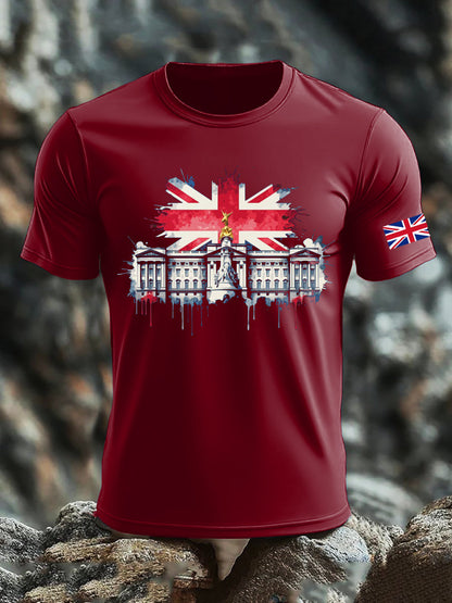 Men's UK Flag Printed T-shirt