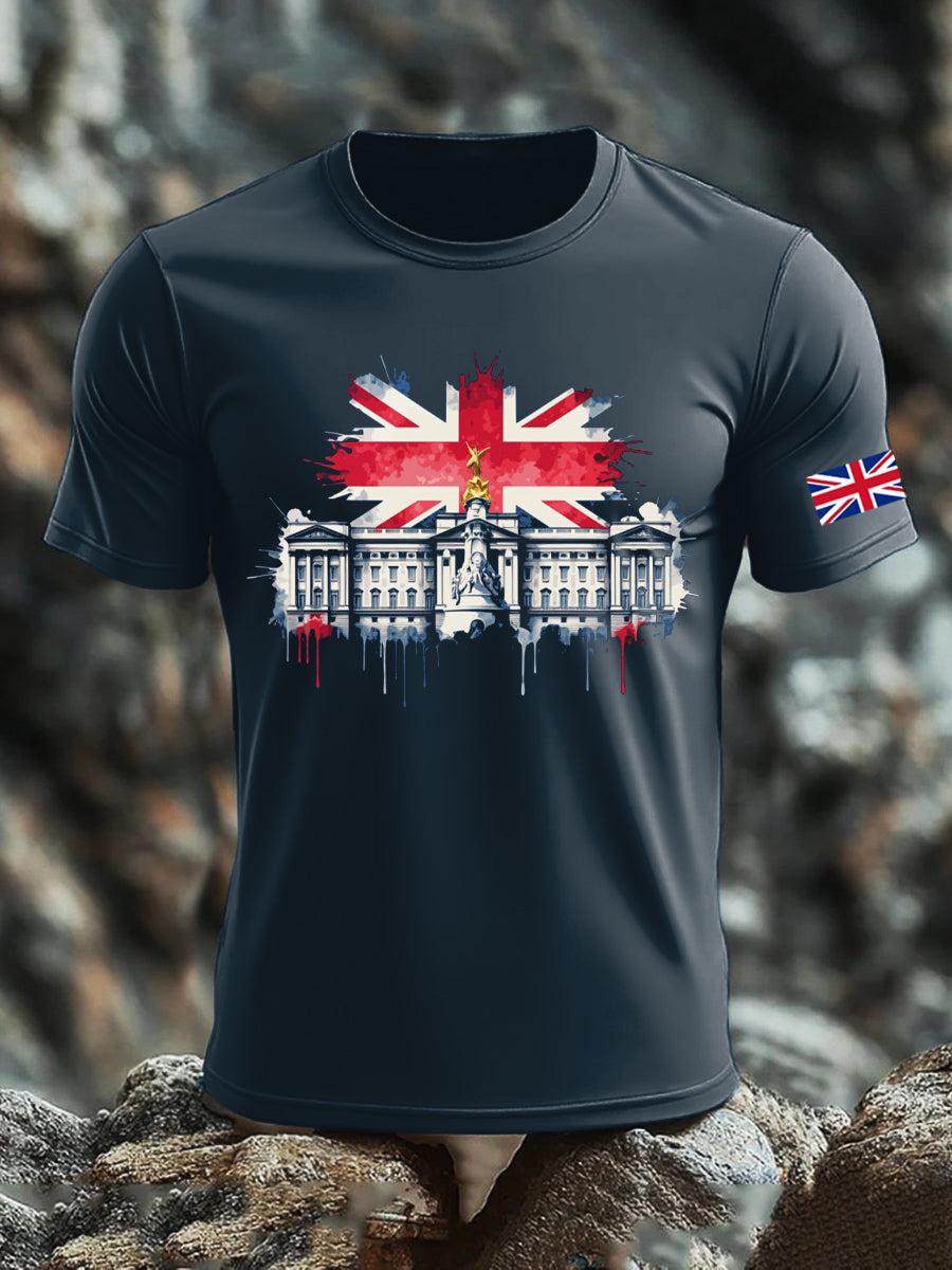 Men's UK Flag Printed T-shirt