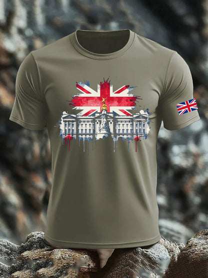 Men's UK Flag Printed T-shirt