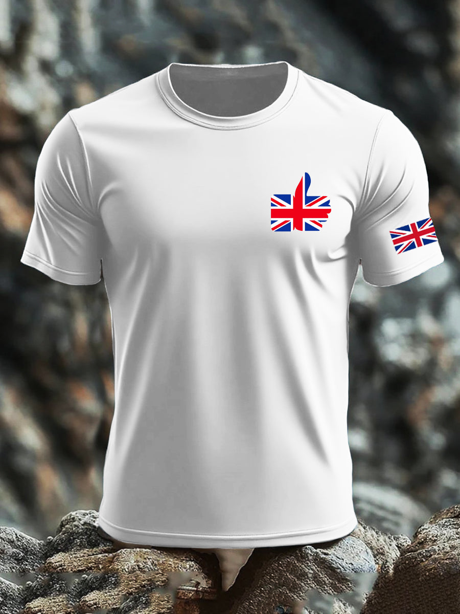 Men's UK Flag Printed T-shirt