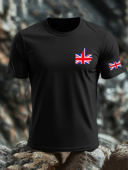 Men's UK Flag Printed T-shirt
