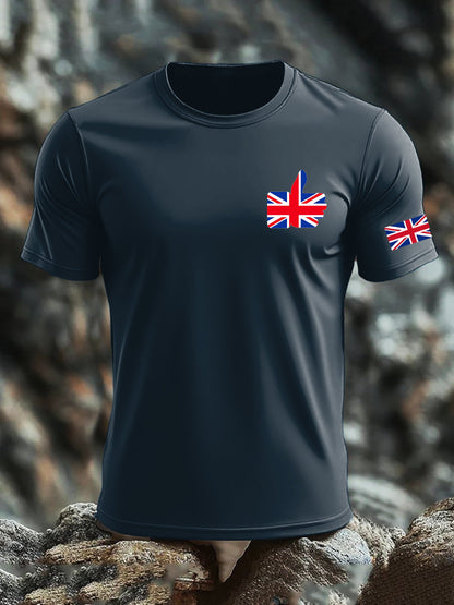 Men's UK Flag Printed T-shirt