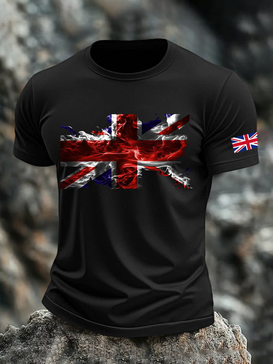 Men's UK Flag Printed T-shirt