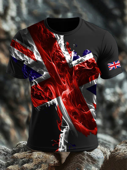 Men's UK Flag Printed T-shirt