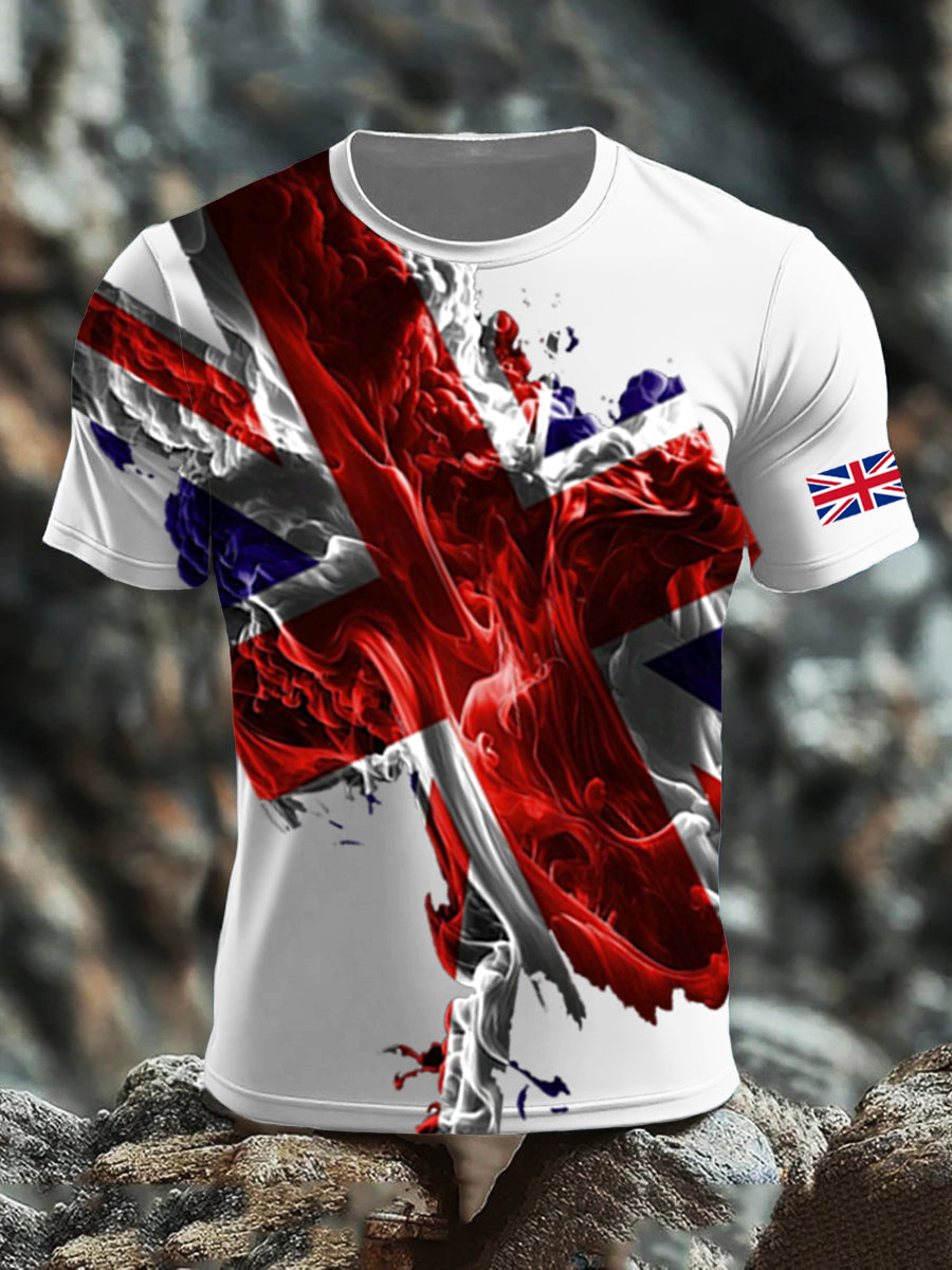 Men's UK Flag Printed T-shirt