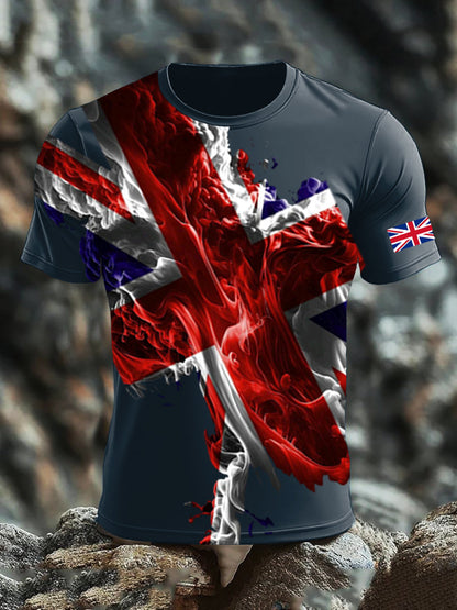 Men's UK Flag Printed T-shirt