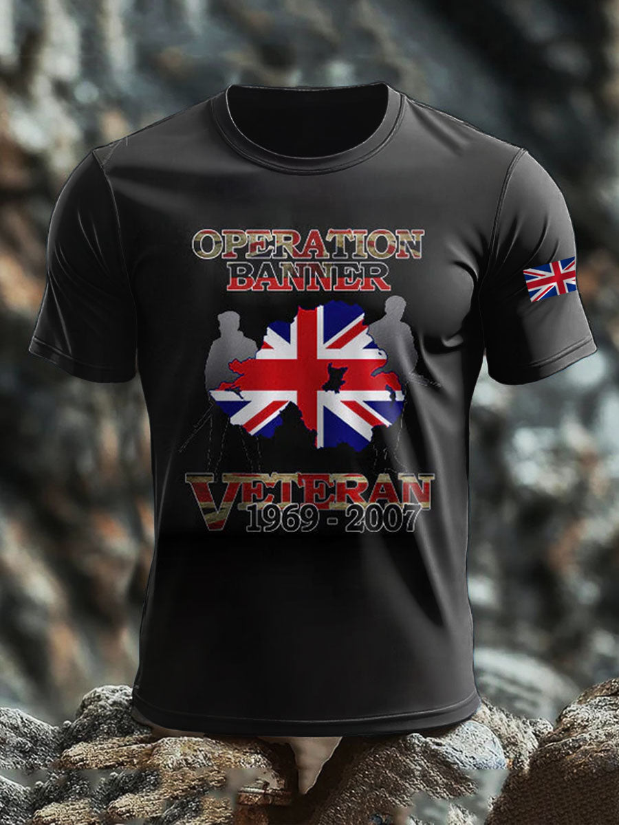 Men's British Veteran short sleeves t-shirt