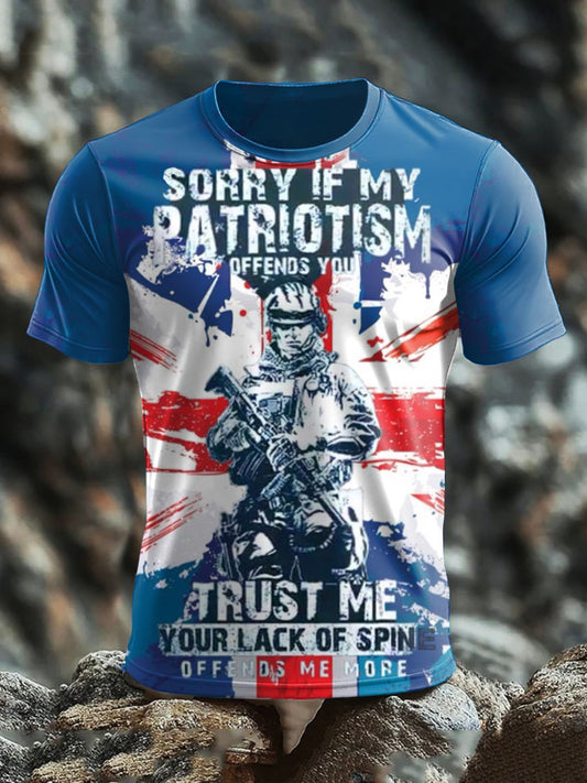 Men's British Veteran short sleeves T-shirt