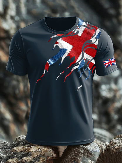 Men's UK Flag Printed T-shirt