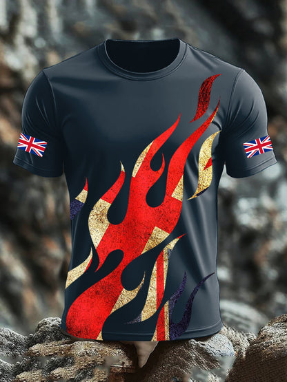 Men's UK Flag Printed T-shirt