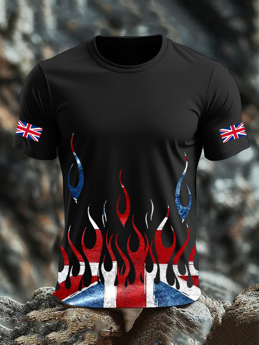 Men's UK Flag Printed T-shirt