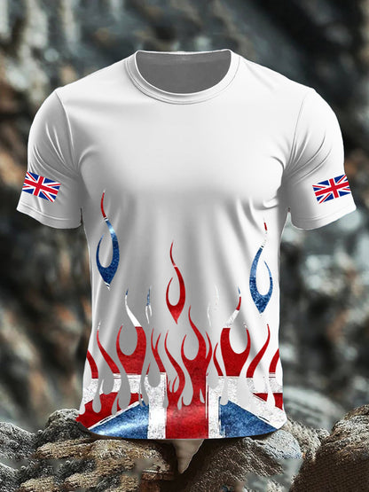 Men's UK Flag Printed T-shirt