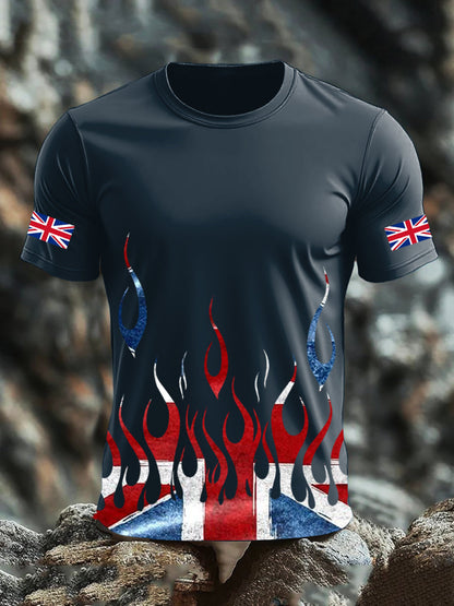 Men's UK Flag Printed T-shirt