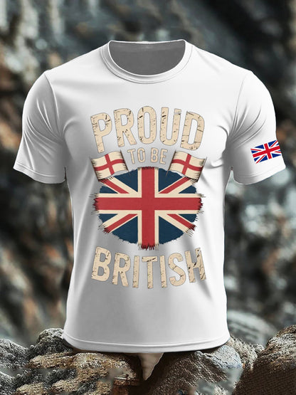 Men's UK Flag Printed T-shirt