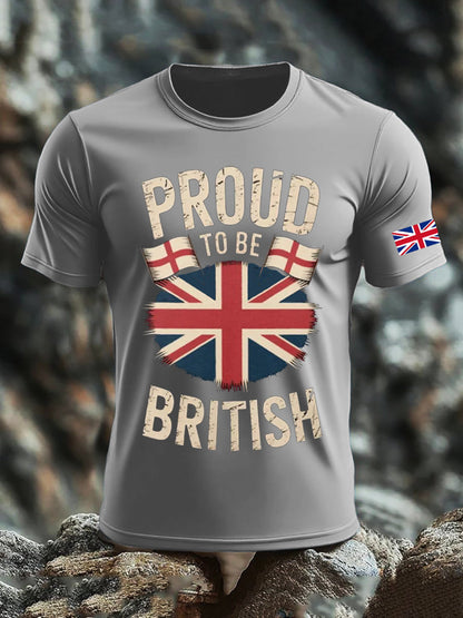 Men's UK Flag Printed T-shirt
