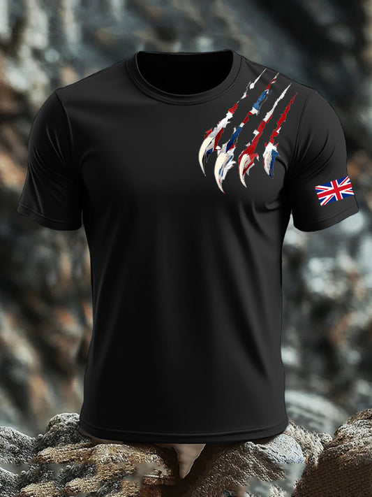 Men's UK Flag Printed T-shirt