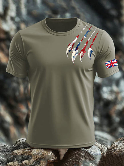 Men's UK Flag Printed T-shirt