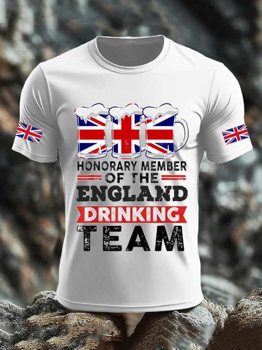 Men's UK Flag Liquor Printed T-shirt
