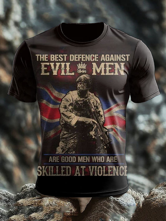 Men's British Veteran short sleeves T-shirt
