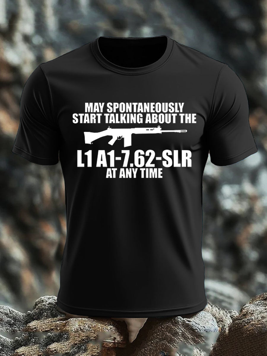 Men's British Veteran imitation cotton short-sleeved T-shirt