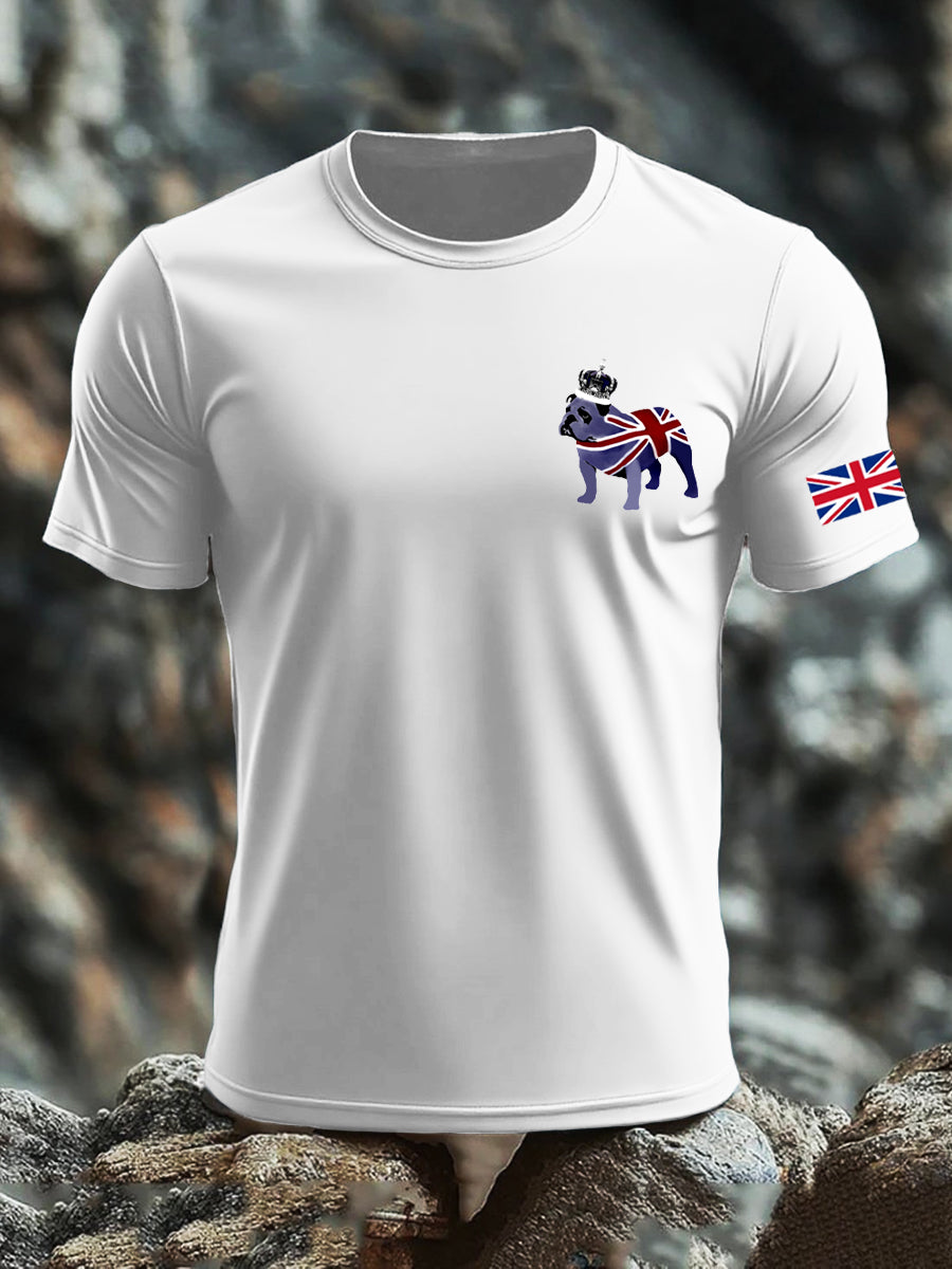 Men's UK Flag Printed T-shirt