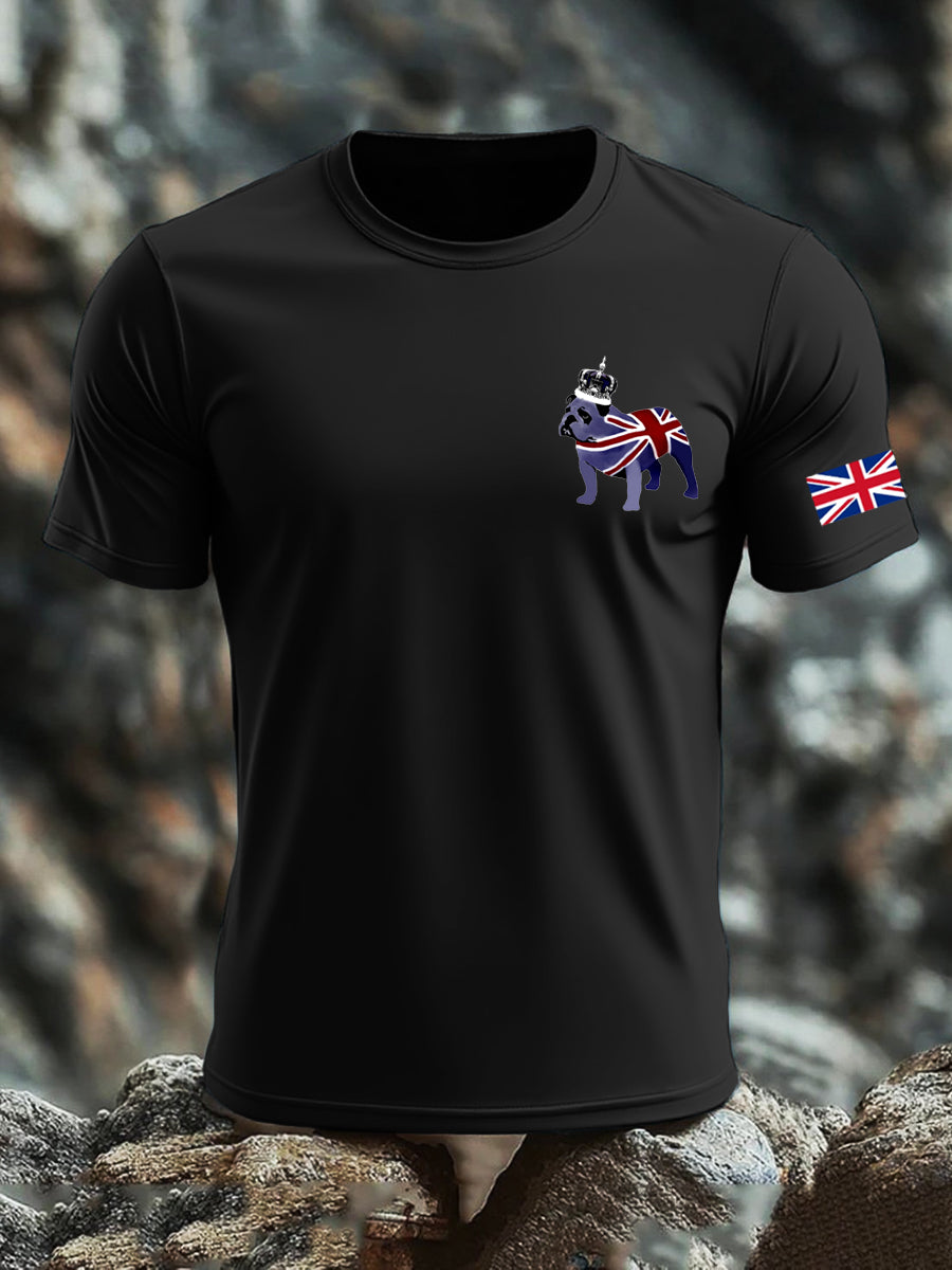 Men's UK Flag Printed T-shirt