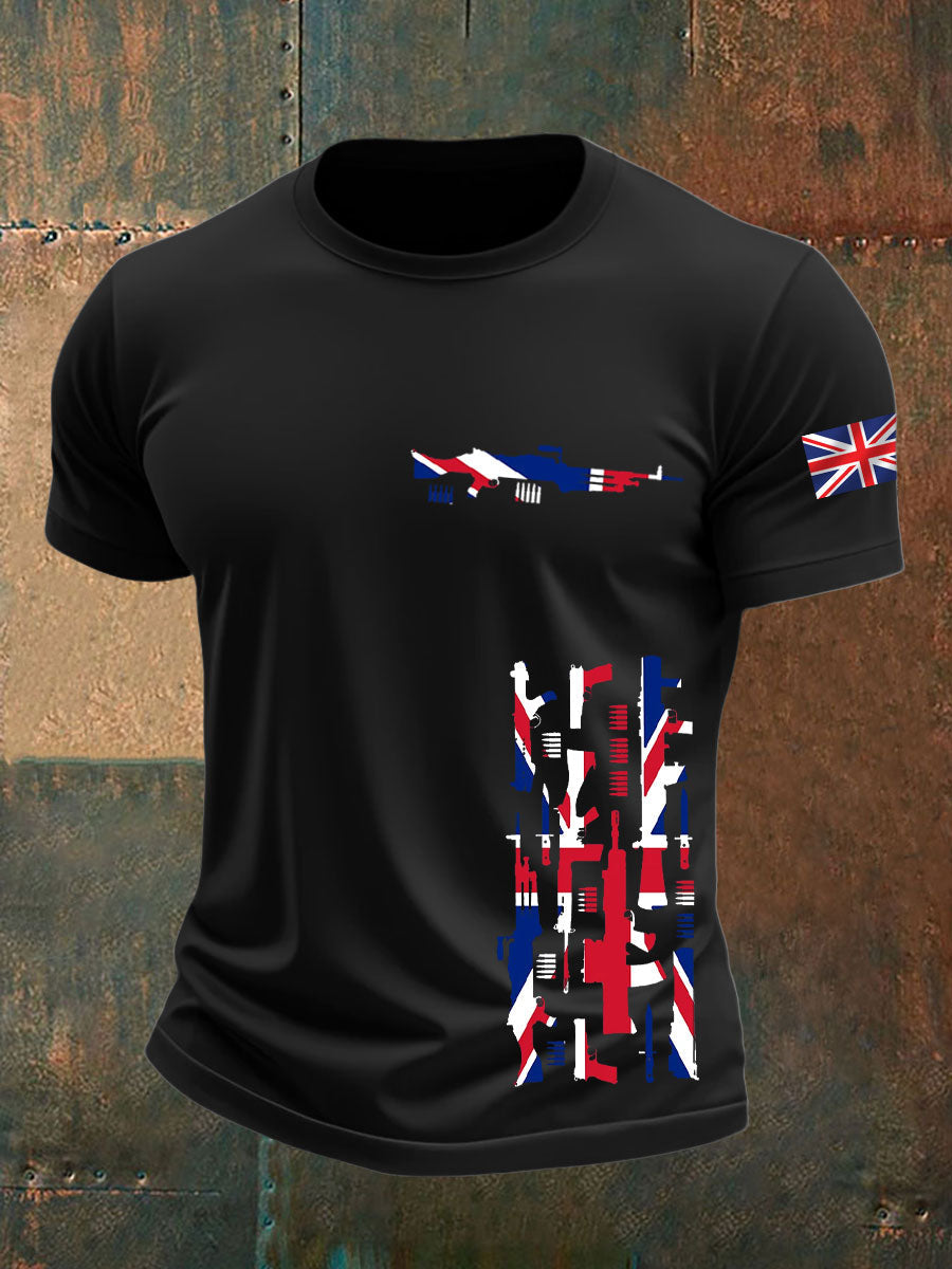 Men's  British Veteran short sleeves t-shirt