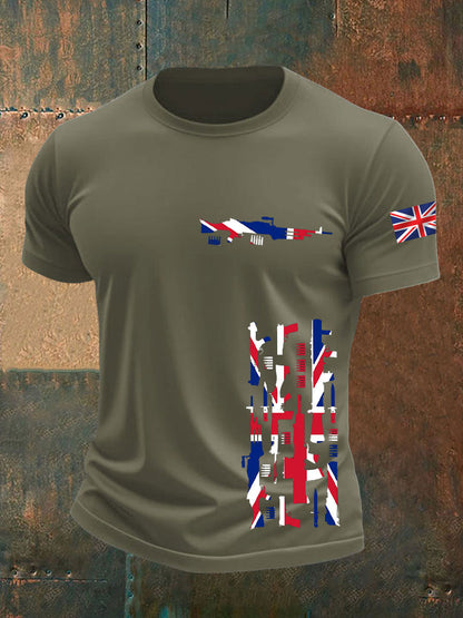 Men's  British Veteran short sleeves t-shirt