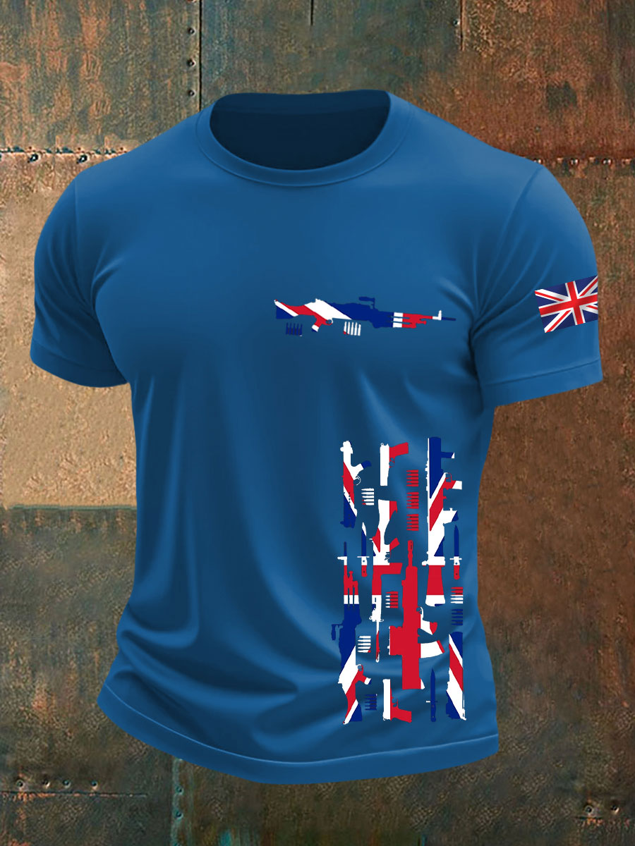Men's  British Veteran short sleeves t-shirt
