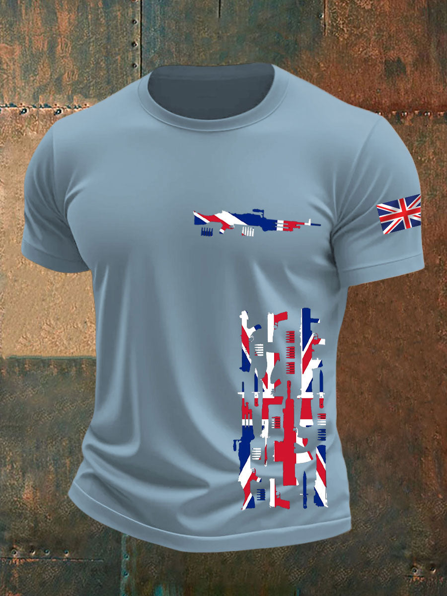 Men's  British Veteran short sleeves t-shirt