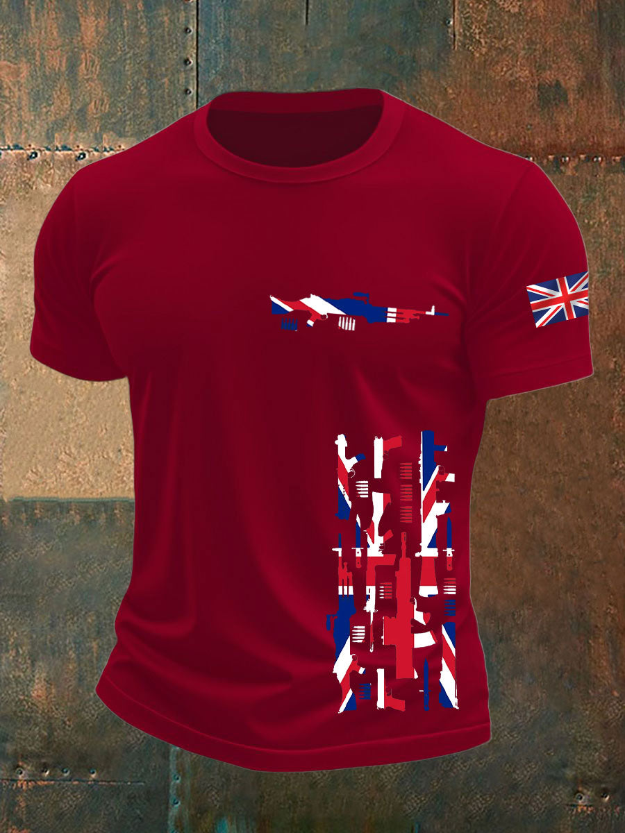 Men's  British Veteran short sleeves t-shirt