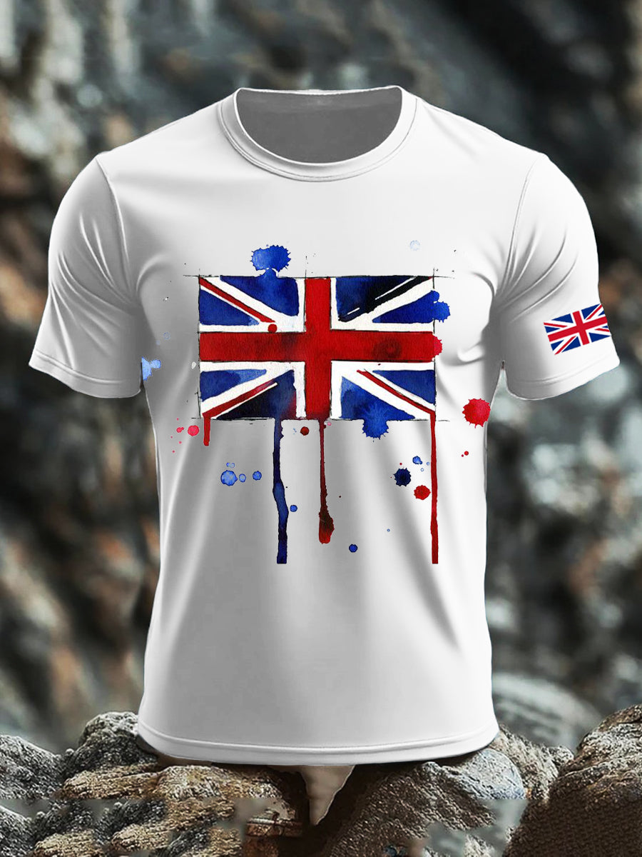 Men's UK Flag Printed T-shirt