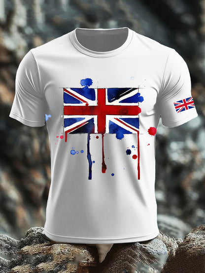 Men's UK Flag Printed T-shirt
