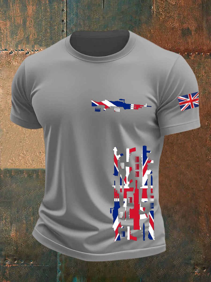 Men's  British Veteran short sleeves t-shirt