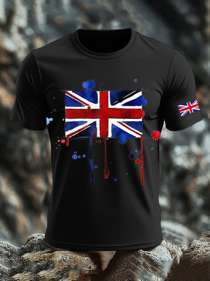 Men's UK Flag Printed T-shirt