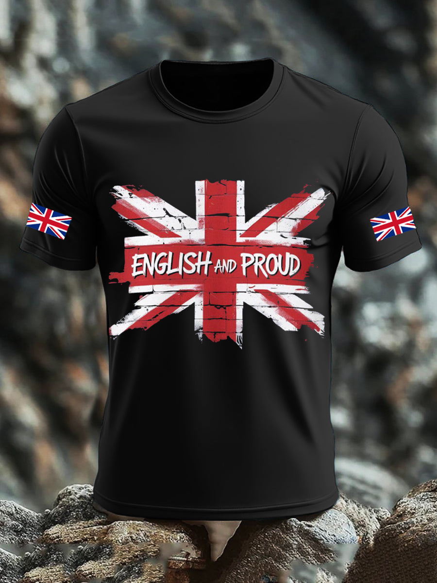 Men's UK Flag Printed T-shirt