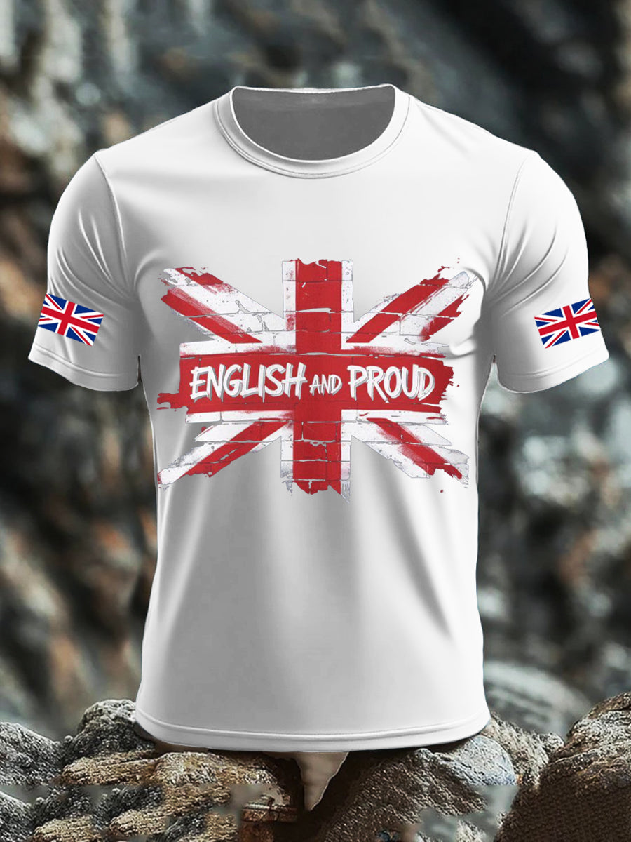 Men's UK Flag Printed T-shirt