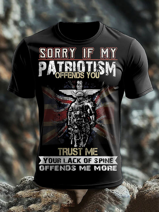 Men's  British Veteran short sleeves t-shirt
