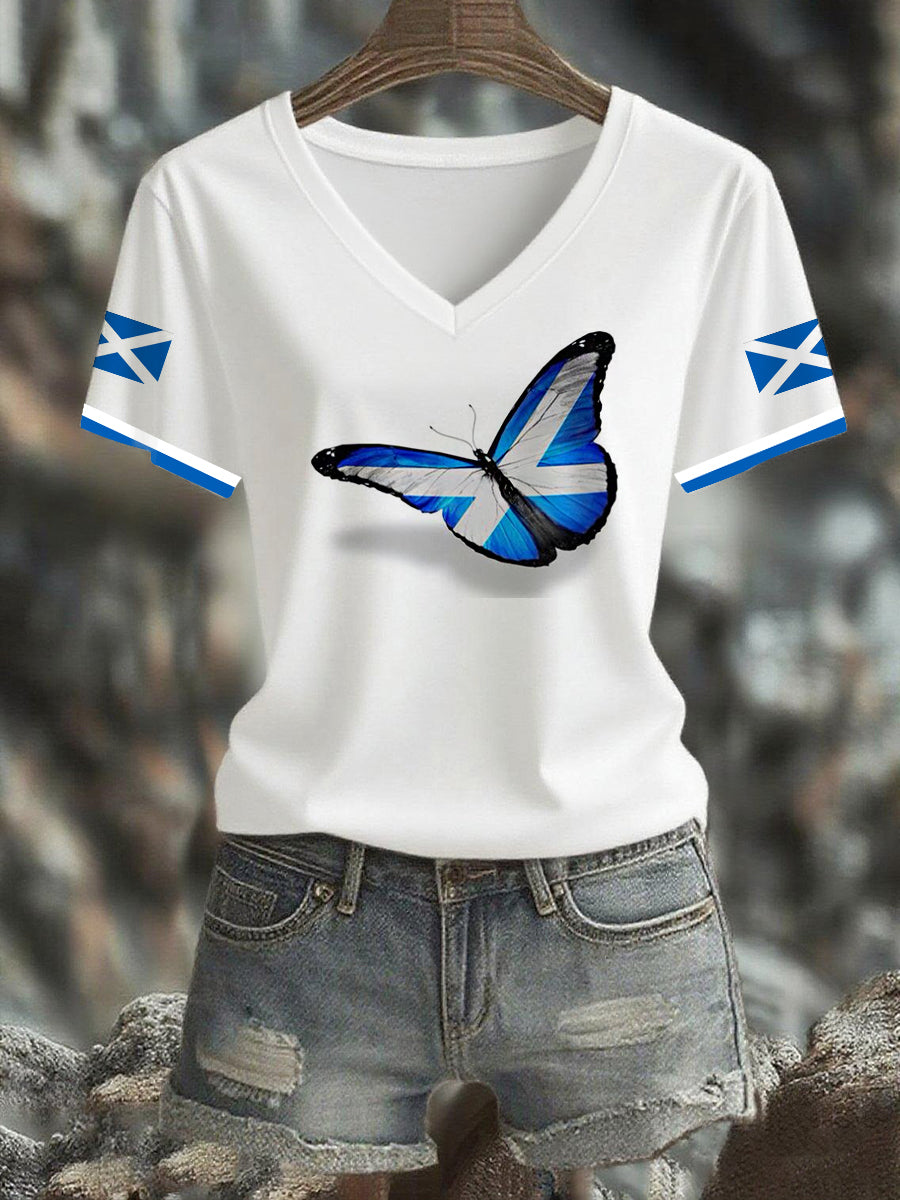 Women's  Scottish Flag  Short Sleeve T-shirt
