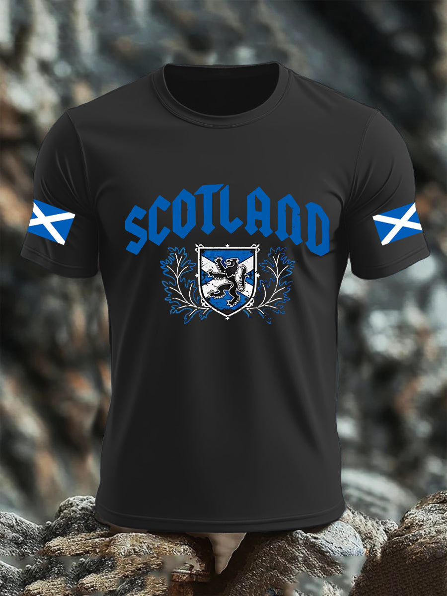 Men's Scottish Flag  Short Sleeve T-shirt
