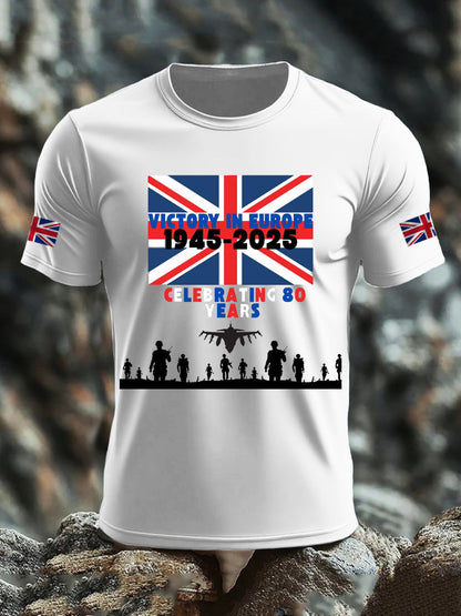 Men's British Veteran Print short sleeves t-shirt