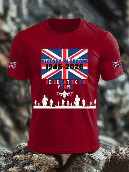 Men's British Veteran Print short sleeves t-shirt