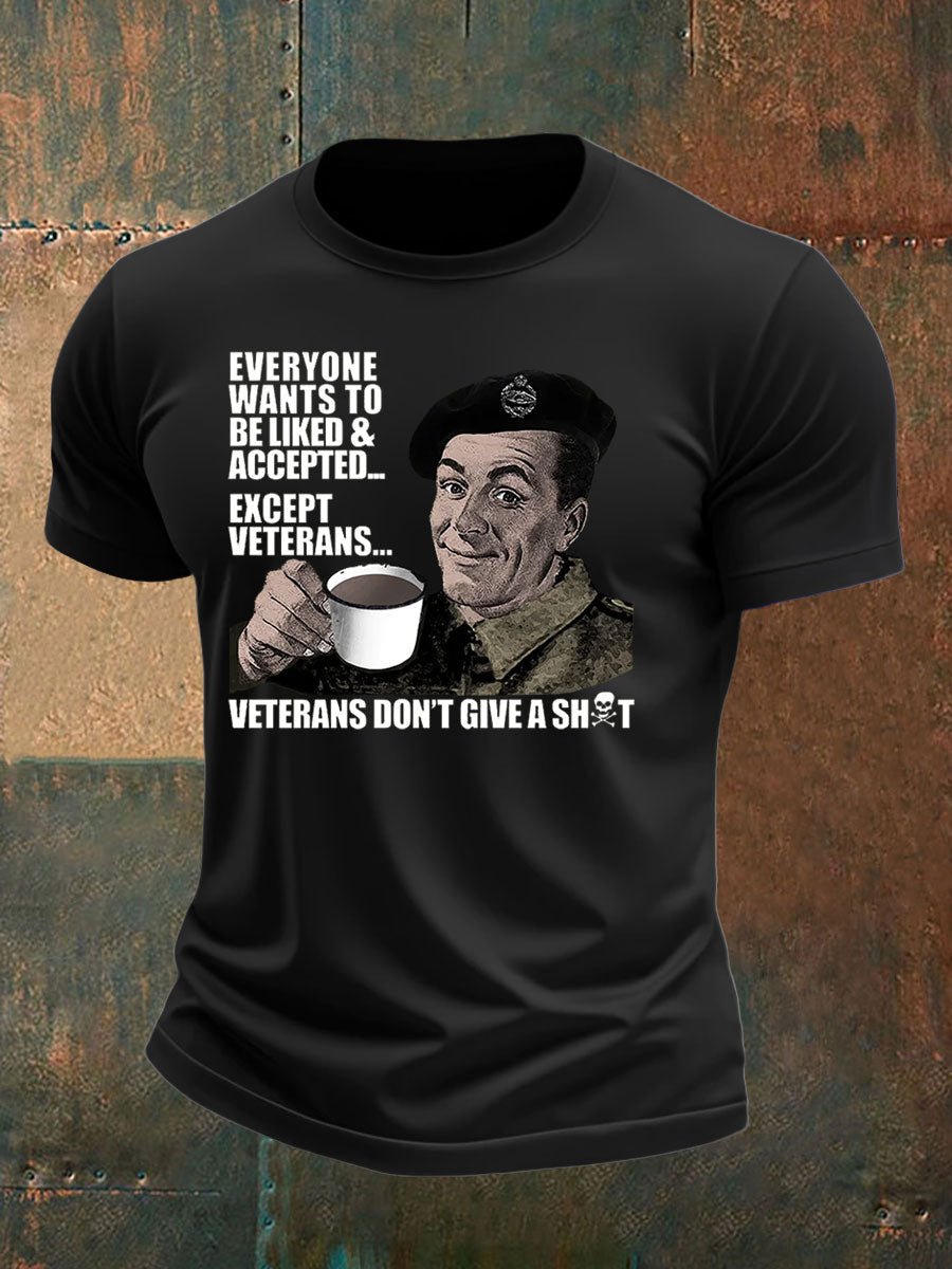 Men's British humor imitation cotton short-sleeved T-shirt