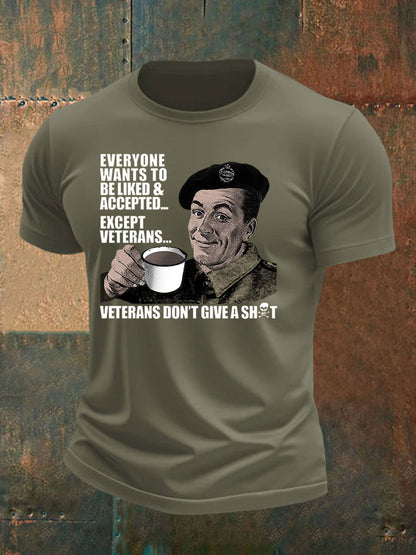 Men's British humor imitation cotton short-sleeved T-shirt