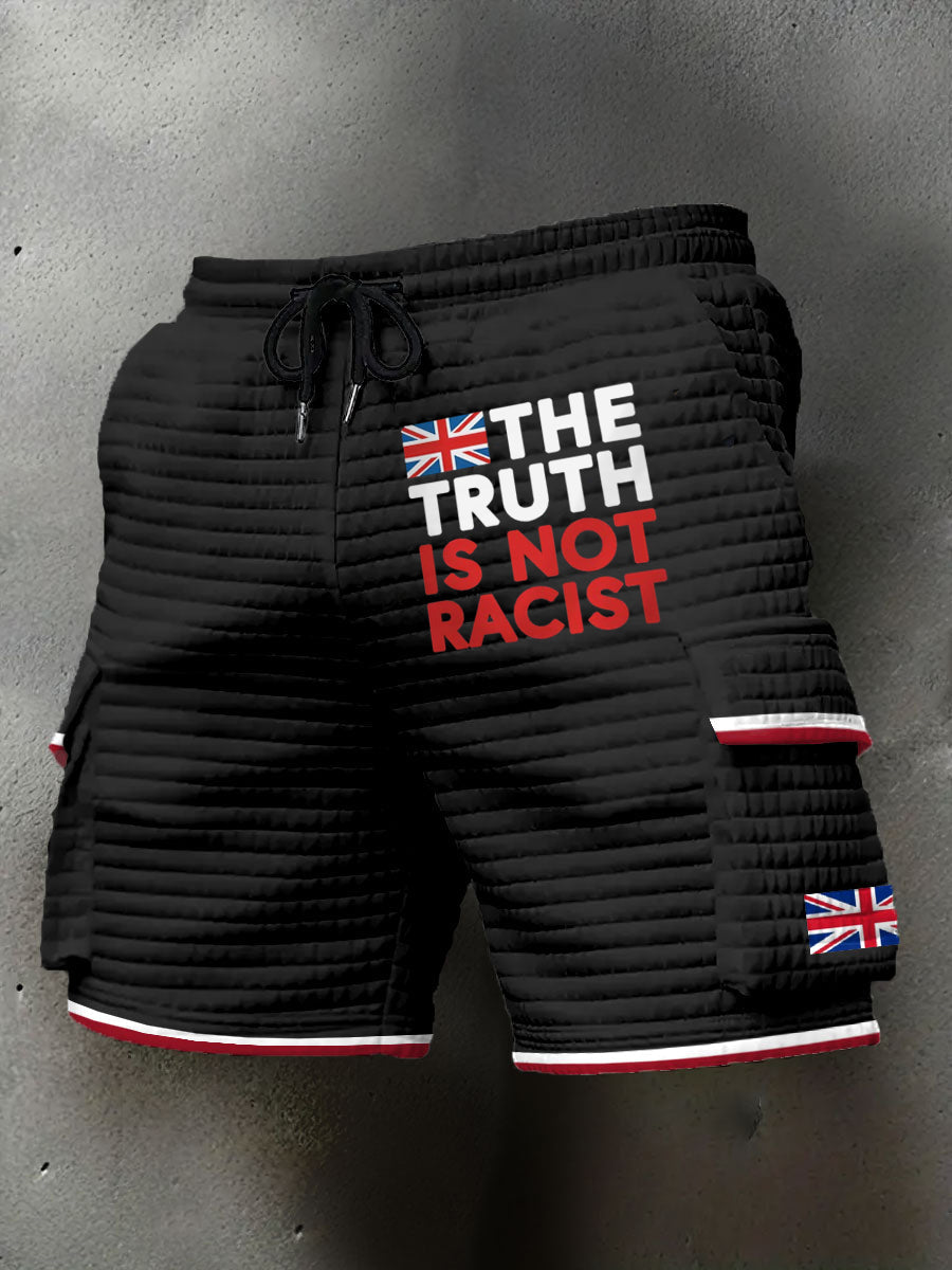 Men's The Truth Is Not Racist UK plaid shorts
