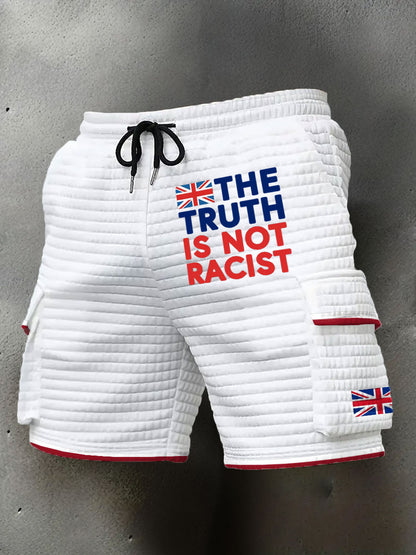 Men's The Truth Is Not Racist UK plaid shorts