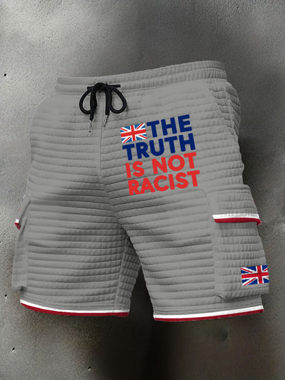 Men's The Truth Is Not Racist UK plaid shorts